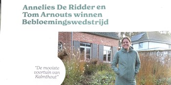 Winnaar bebloemingswedstrijd Kalmthout